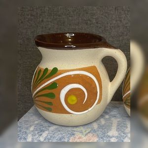 Mexican hand crafted ceramic coffee mug light brown -Jarrito de barro …